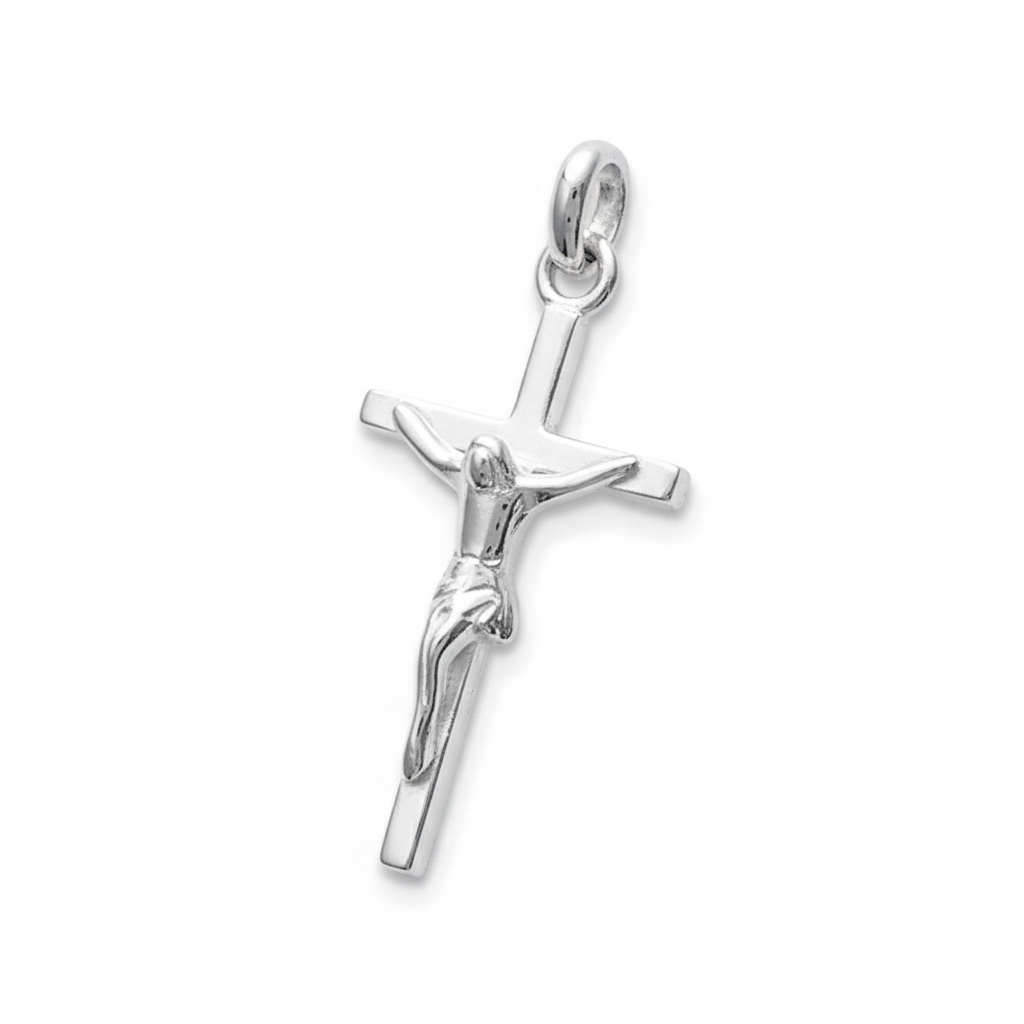 Pendentif Argent Croix Chrétienne