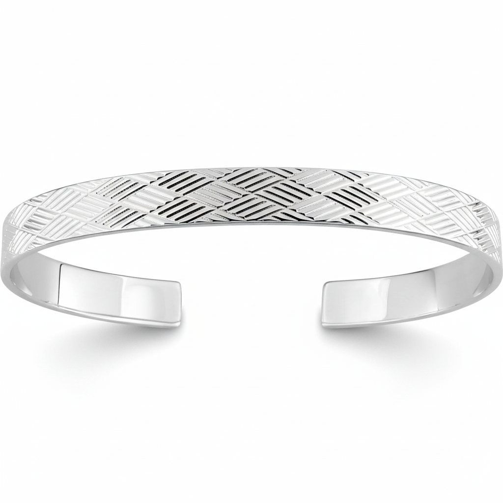 Jonc Homme Argent - Bracelet