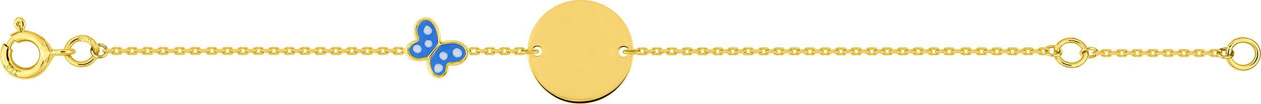 Gourmette Or 18k Papillon