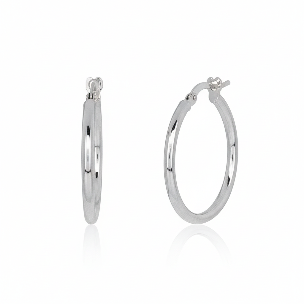 Boucles d'oreilles Créoles Argent - Boucles d'oreilles