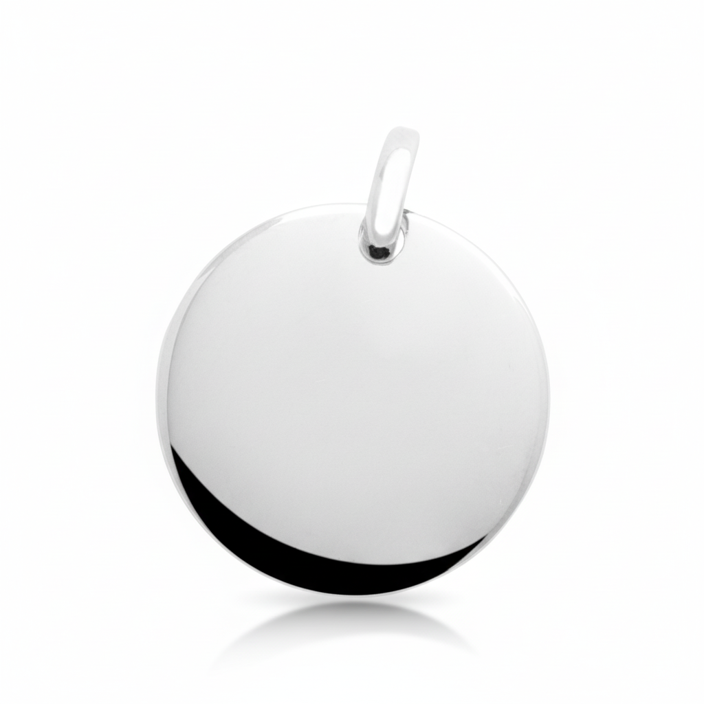 Pendentif Médaille Argent - Pendentif
