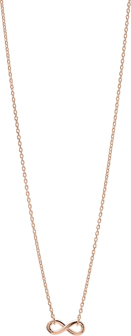 Collier Plaqué Or Rose Infini