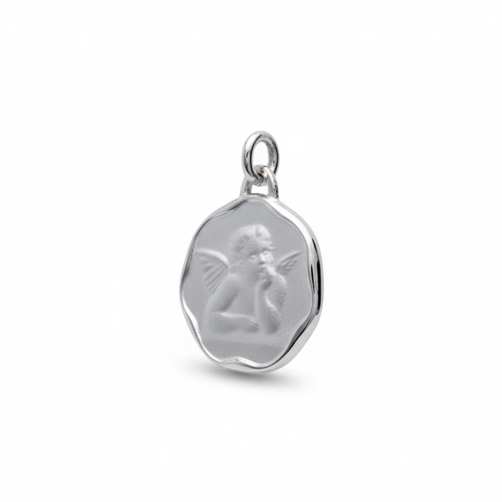 Pendentif Argent Rhodié Religieux