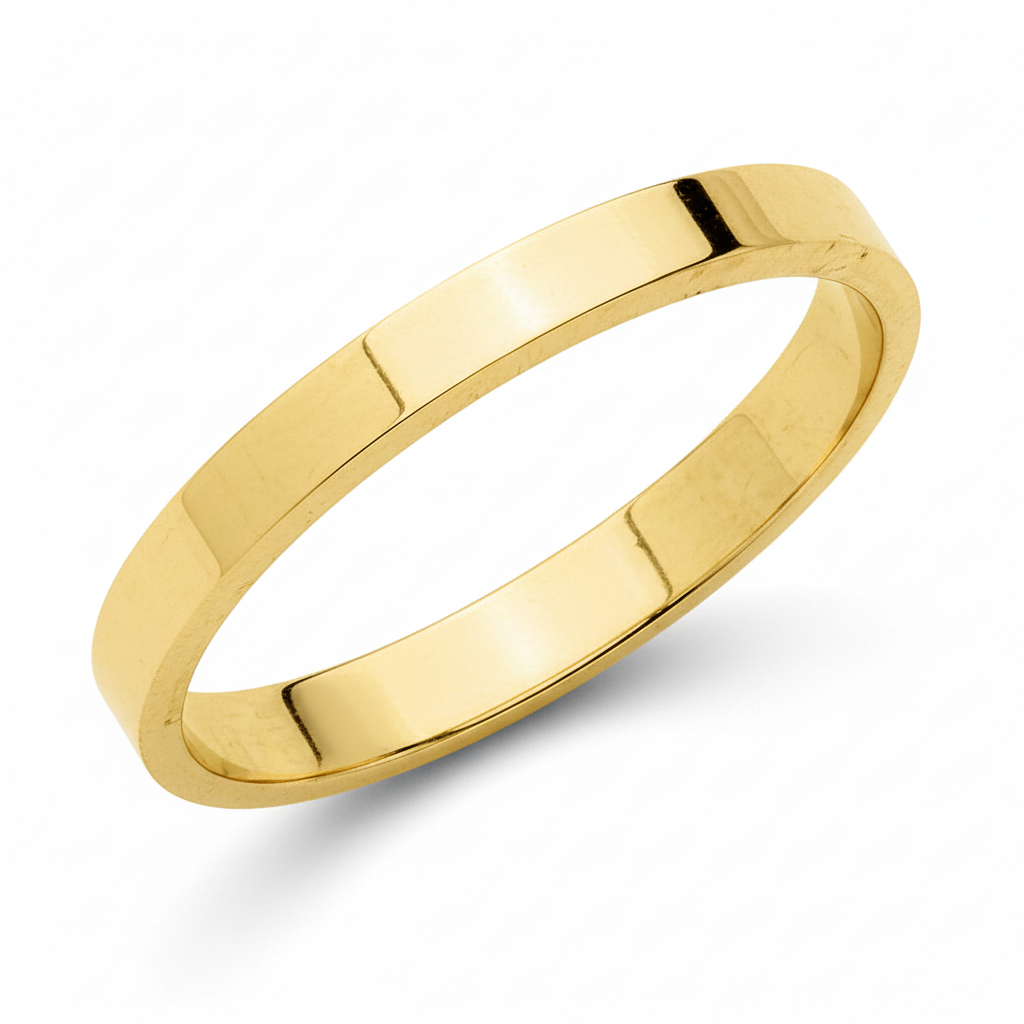 Alliance Plaqué Or Largeur 2.5mm - Bague