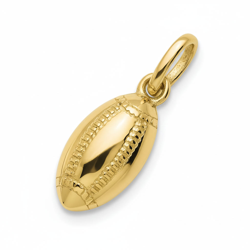 Pendentif Or 18k Rugby