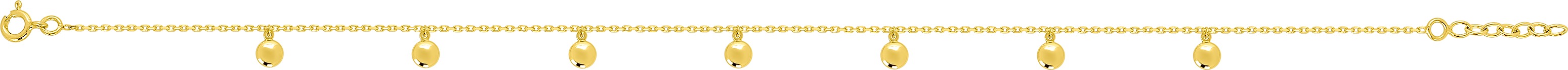 Chaîne cheville Plaqué Or Longueur 24cm - Chaîne cheville