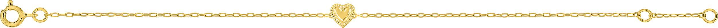Bracelet Or 18k Longueur 16.5cm Coeur