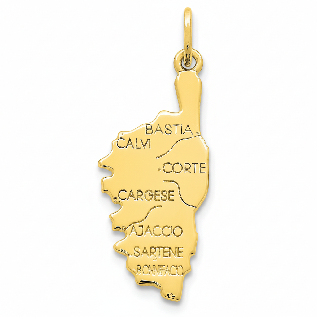 Pendentif Plaqué Or Corse