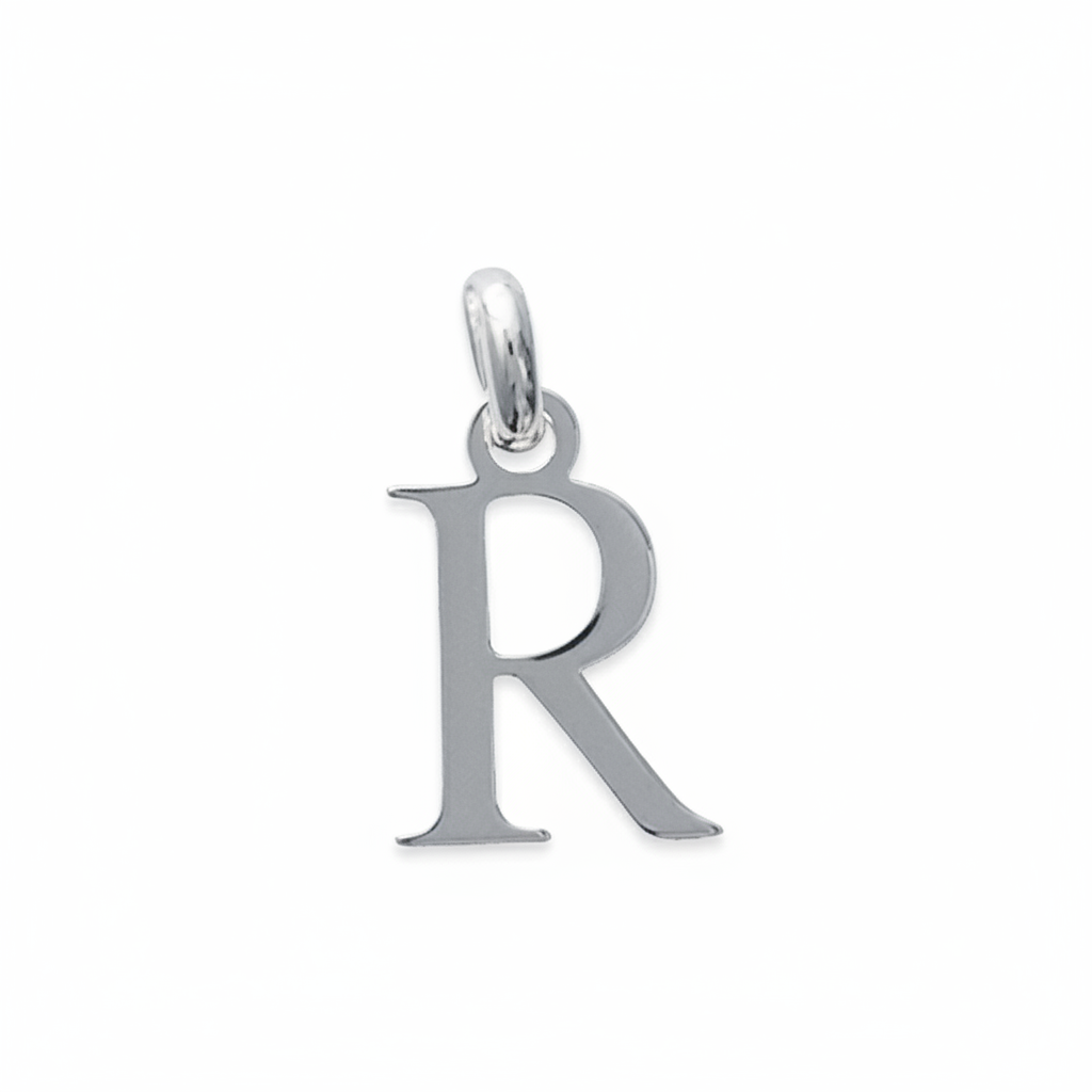Pendentif Argent Lettre R