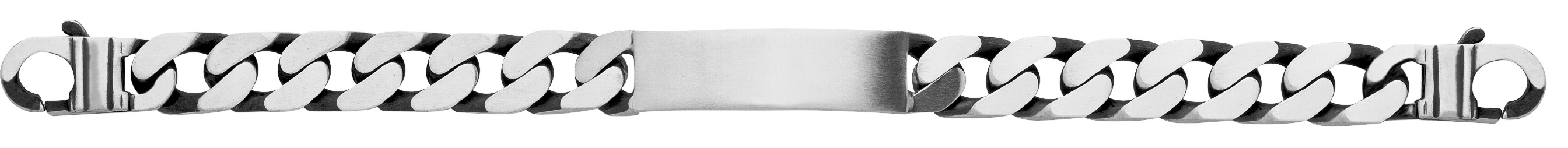 Gourmette Homme Argent Vielli