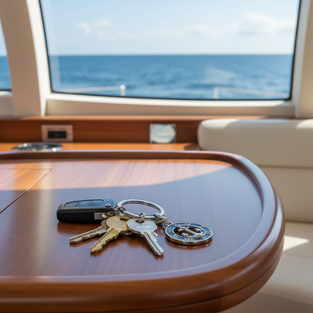 Porte-clés Homme Acier