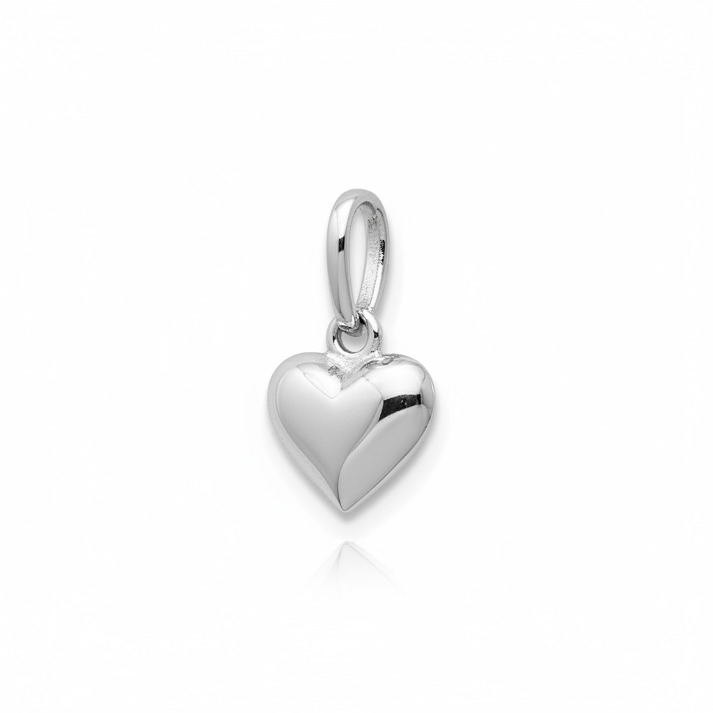 Pendentif Fille Argent Coeurs - Pendentif