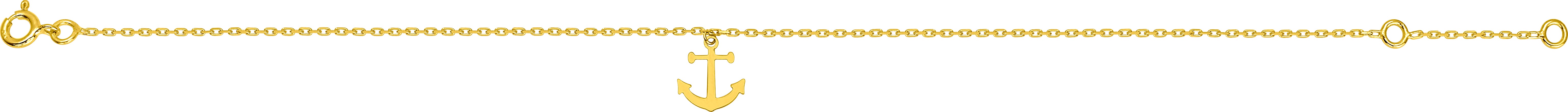 Chaîne cheville Plaqué Or Longueur 26cm - Chaîne cheville