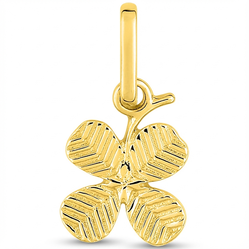 Pendentif Or 18k Trèfle