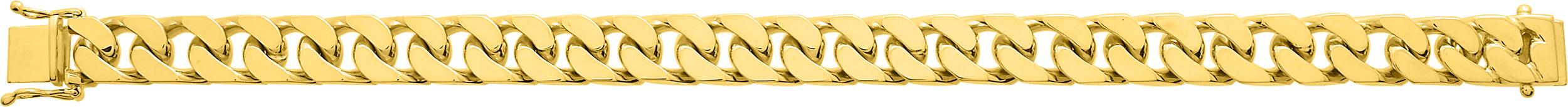 Collier Homme Or 18k Largeur 9mm