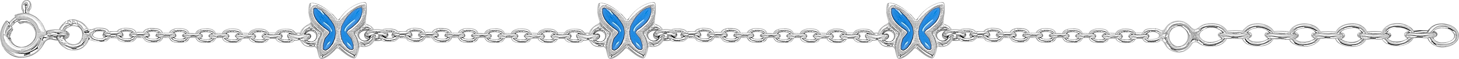 Bracelet Argent Rhodié Papillon