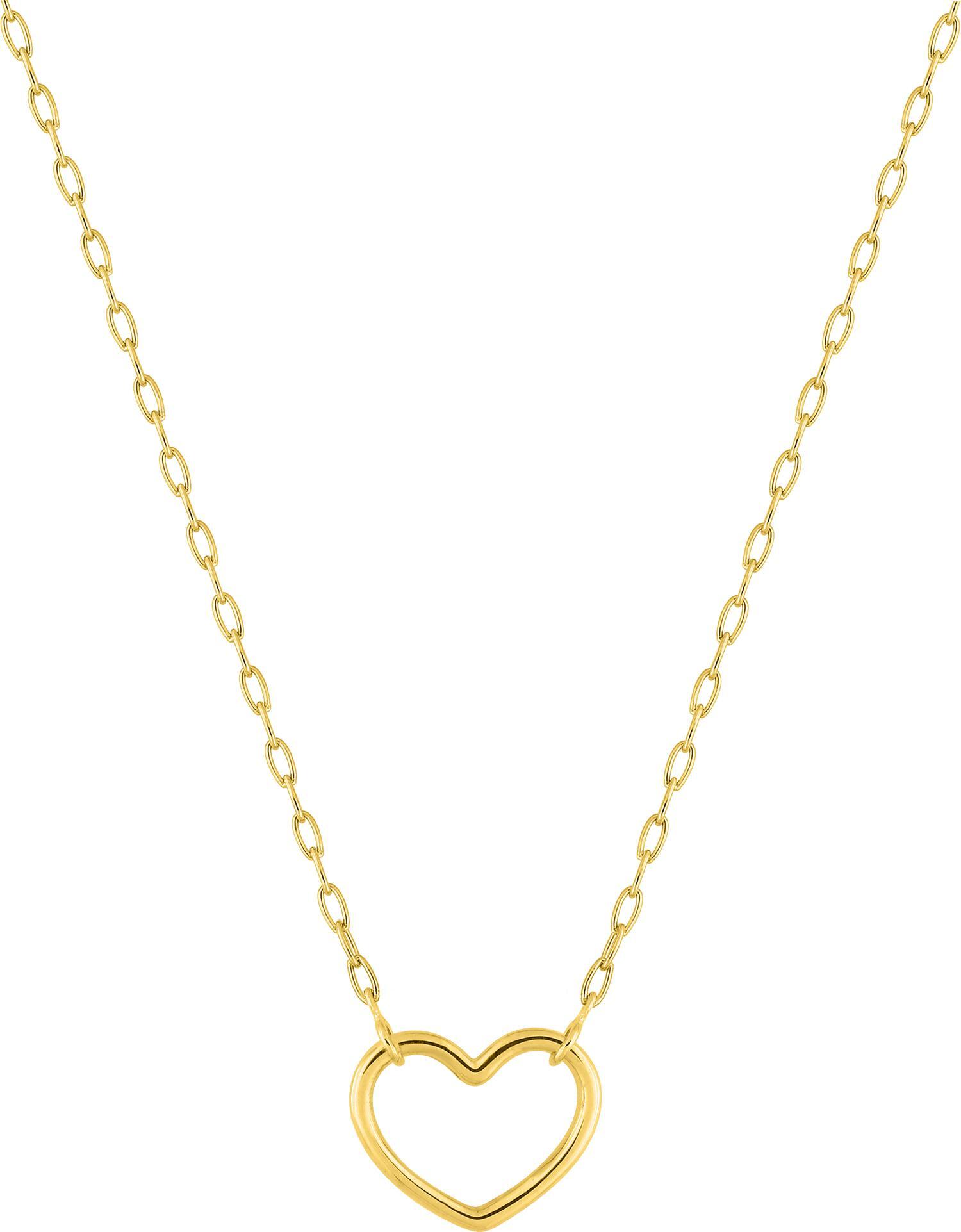 Collier Or Longueur 40cm Coeur