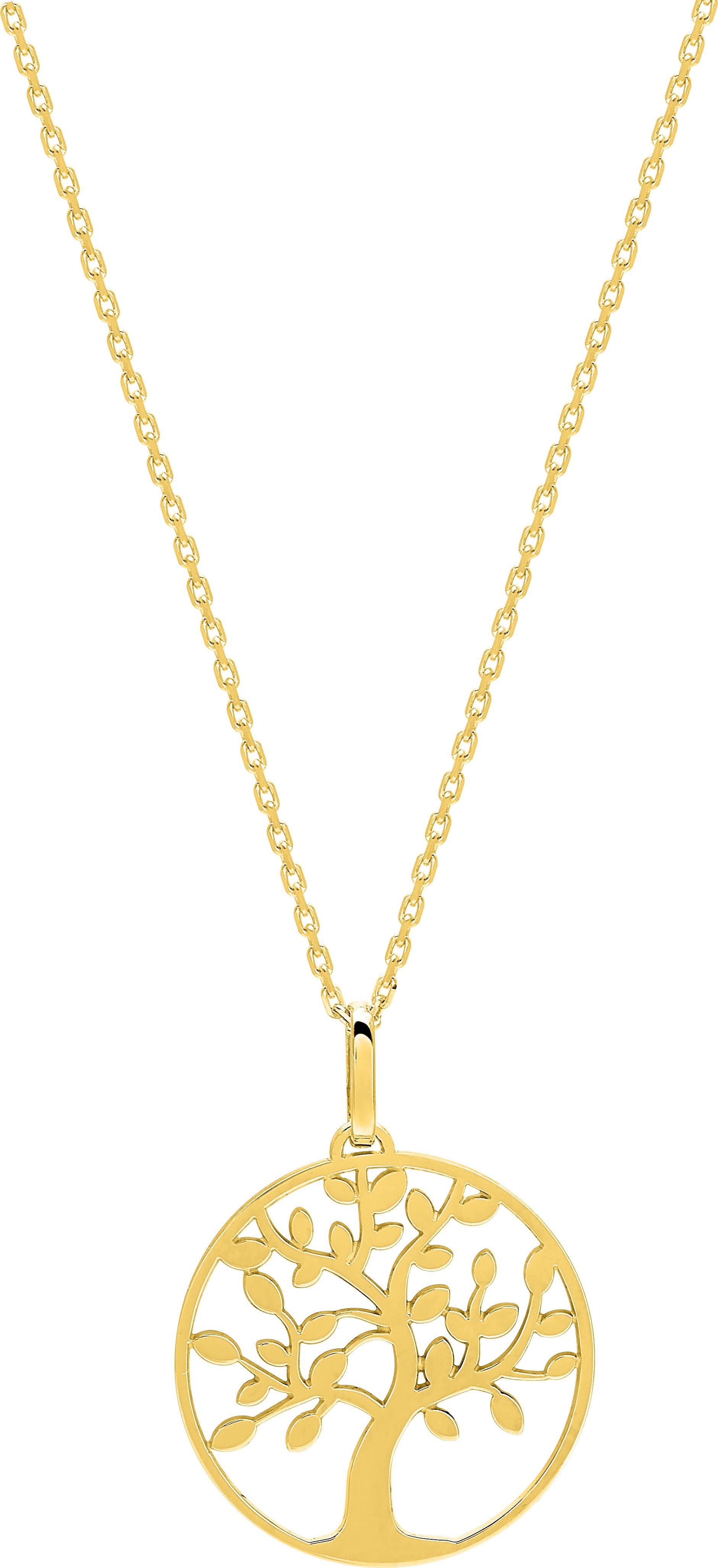Collier Or 18k Longueur 40cm Arbre de Vie