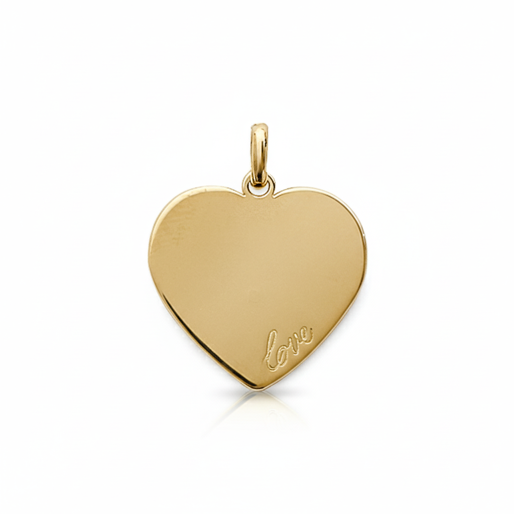 Pendentif Plaqué Or Coeur