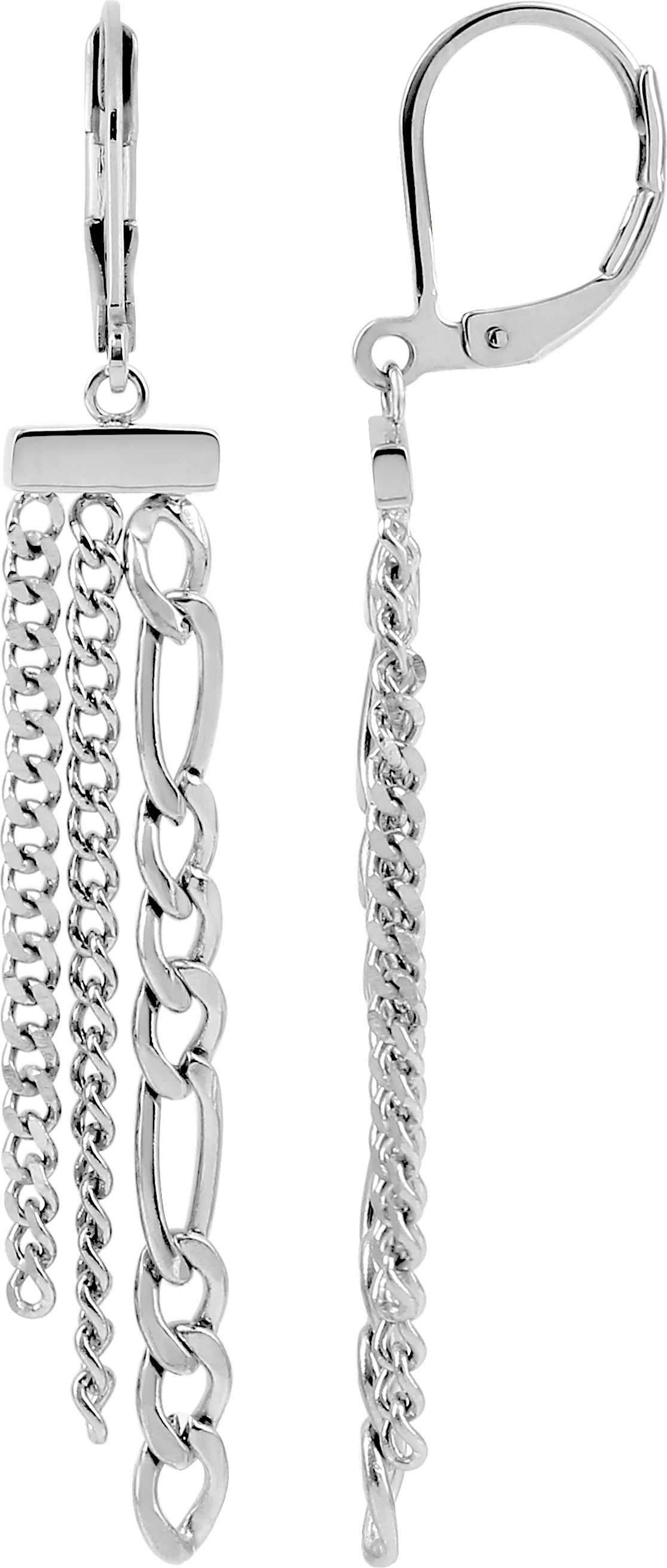 Boucles d'oreilles Dormeuses Acier - Boucles d'oreilles