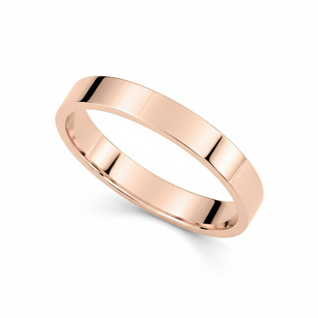 Alliance Or Rose 18k Largeur 3mm