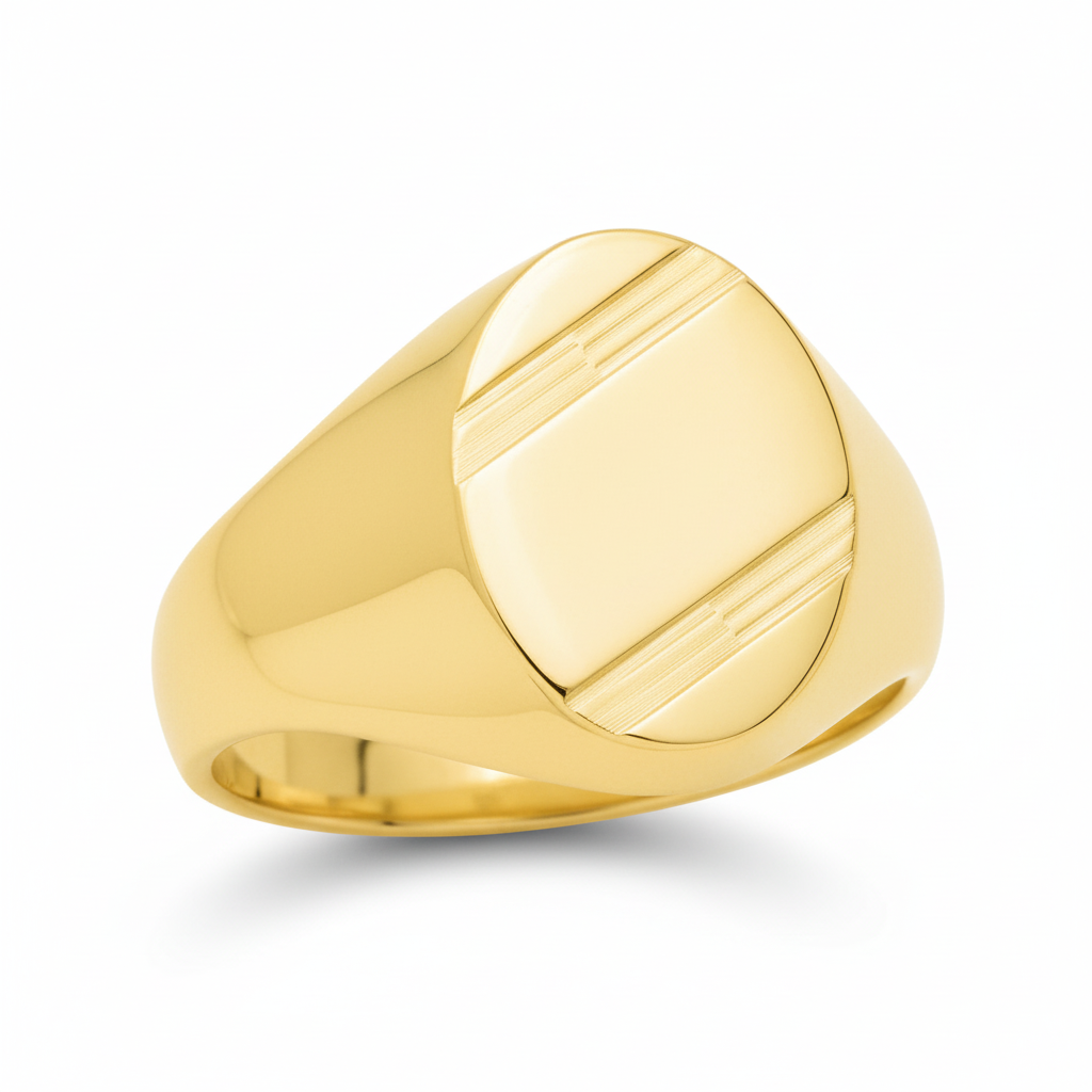 Chevalière Homme Plaqué Or