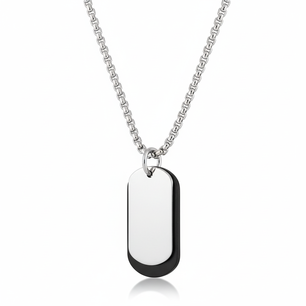 Collier Homme Acier Longueur 55cm