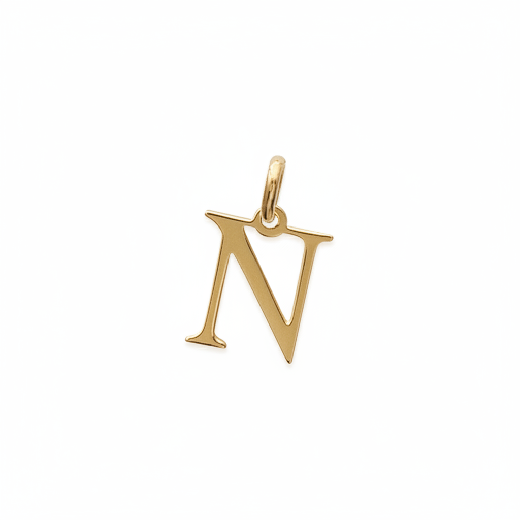 Pendentif Plaqué Or Lettre