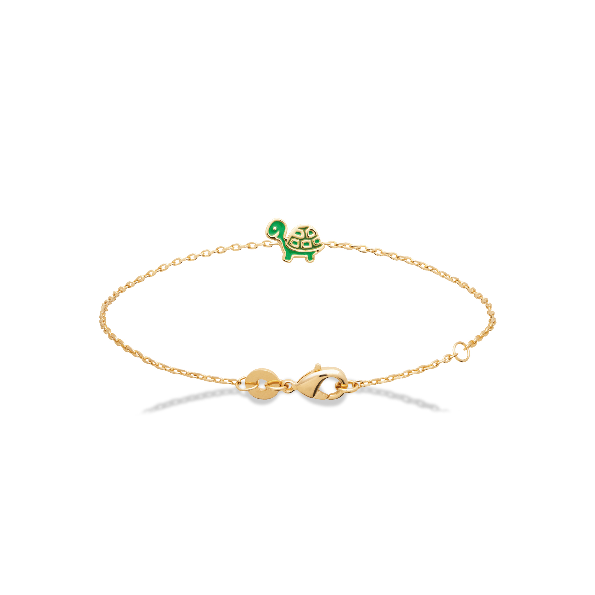 Bracelet Enfant Plaqué Or Figuratif Couleurs - Bracelet