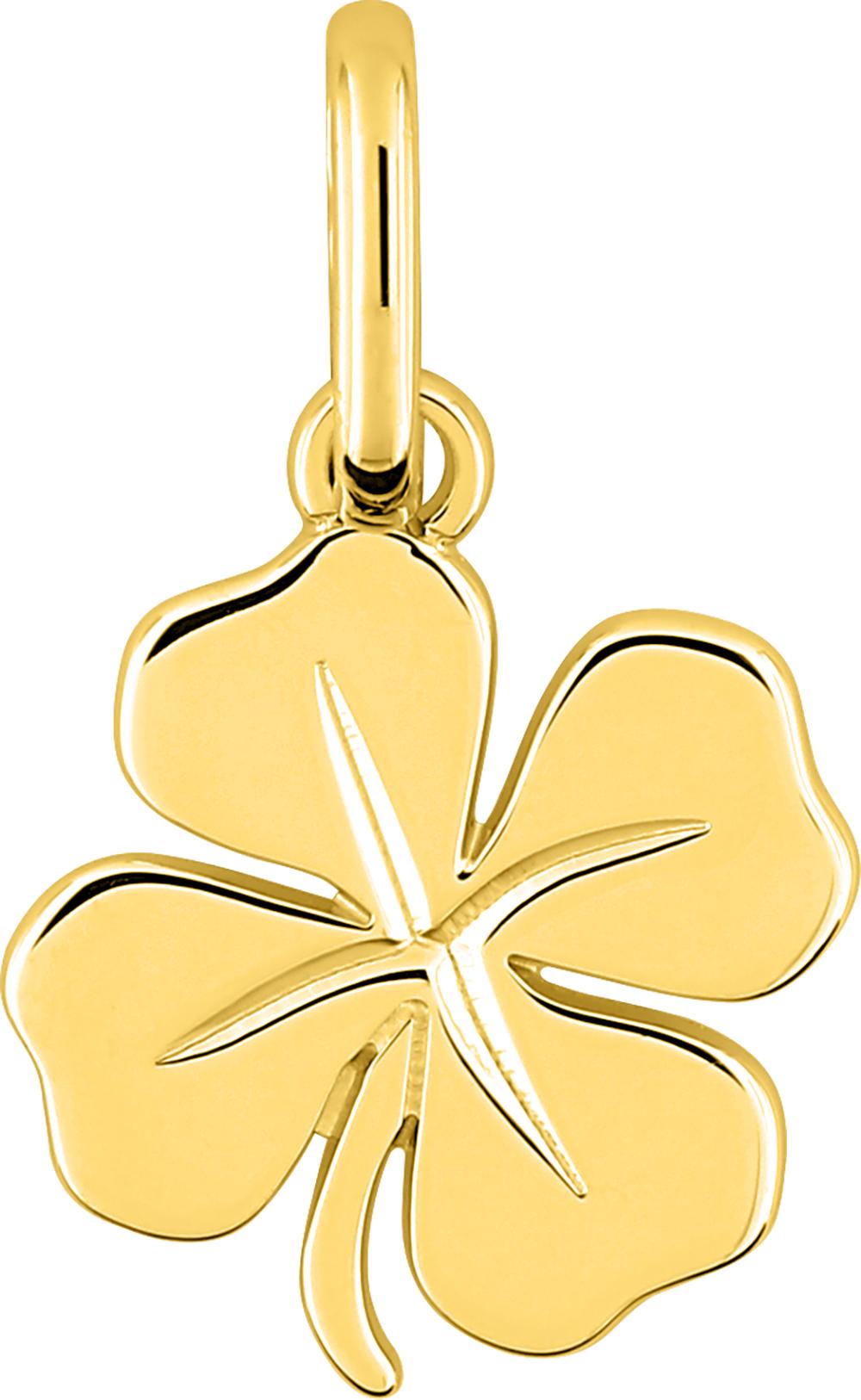 Pendentif Plaqué Or Trèfle