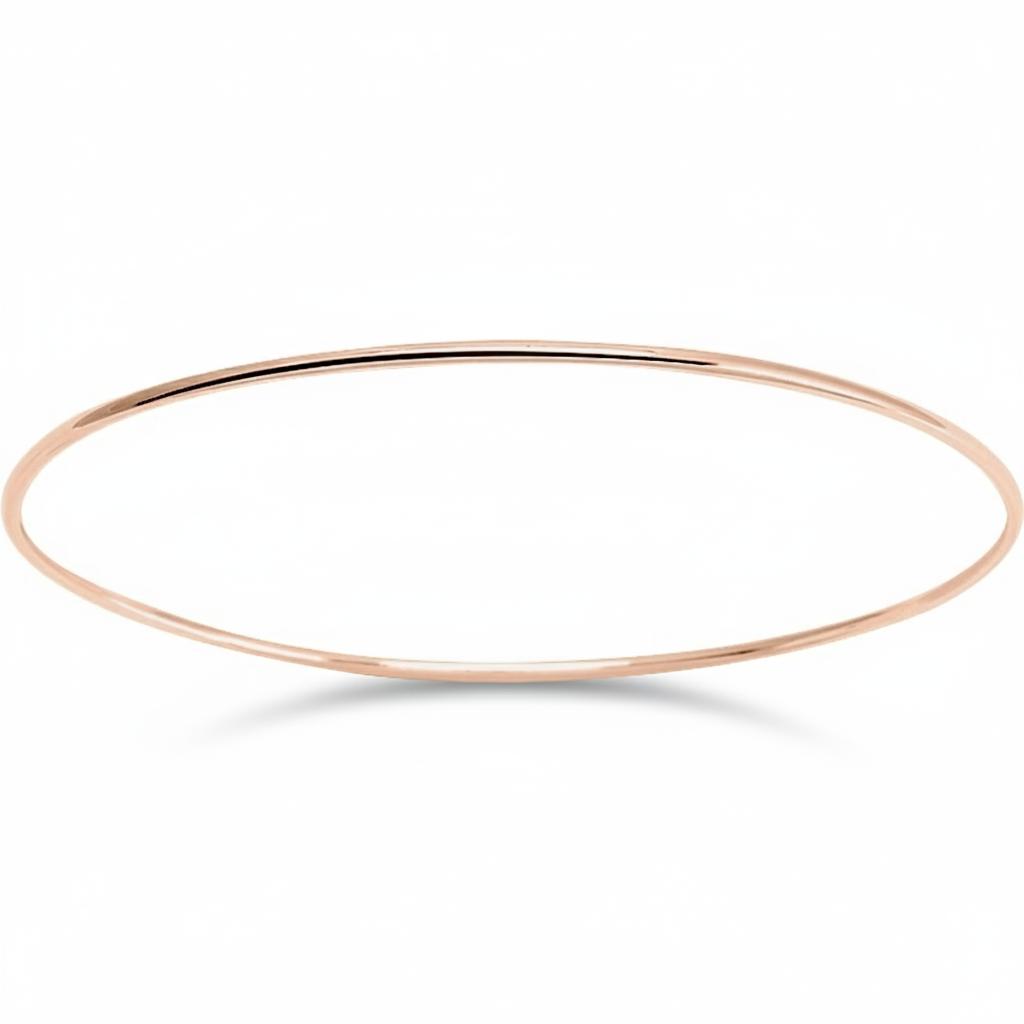 Jonc Plaqué Or Rose - Bracelet