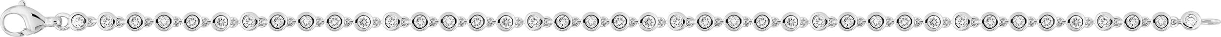 Bracelet Or Blanc Diamant F VS