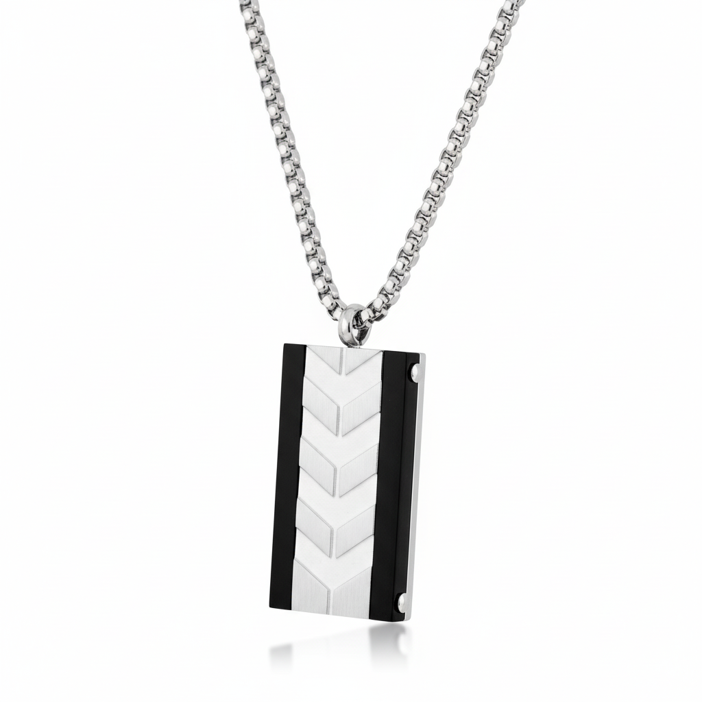 Collier Homme Acier Longueur 55cm - Collier