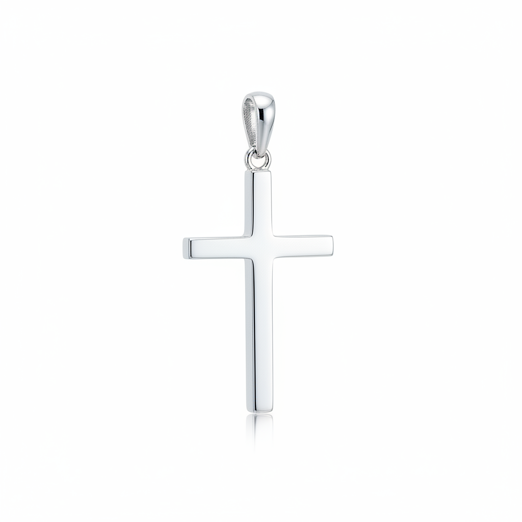 Pendentif Argent Croix Chrétienne