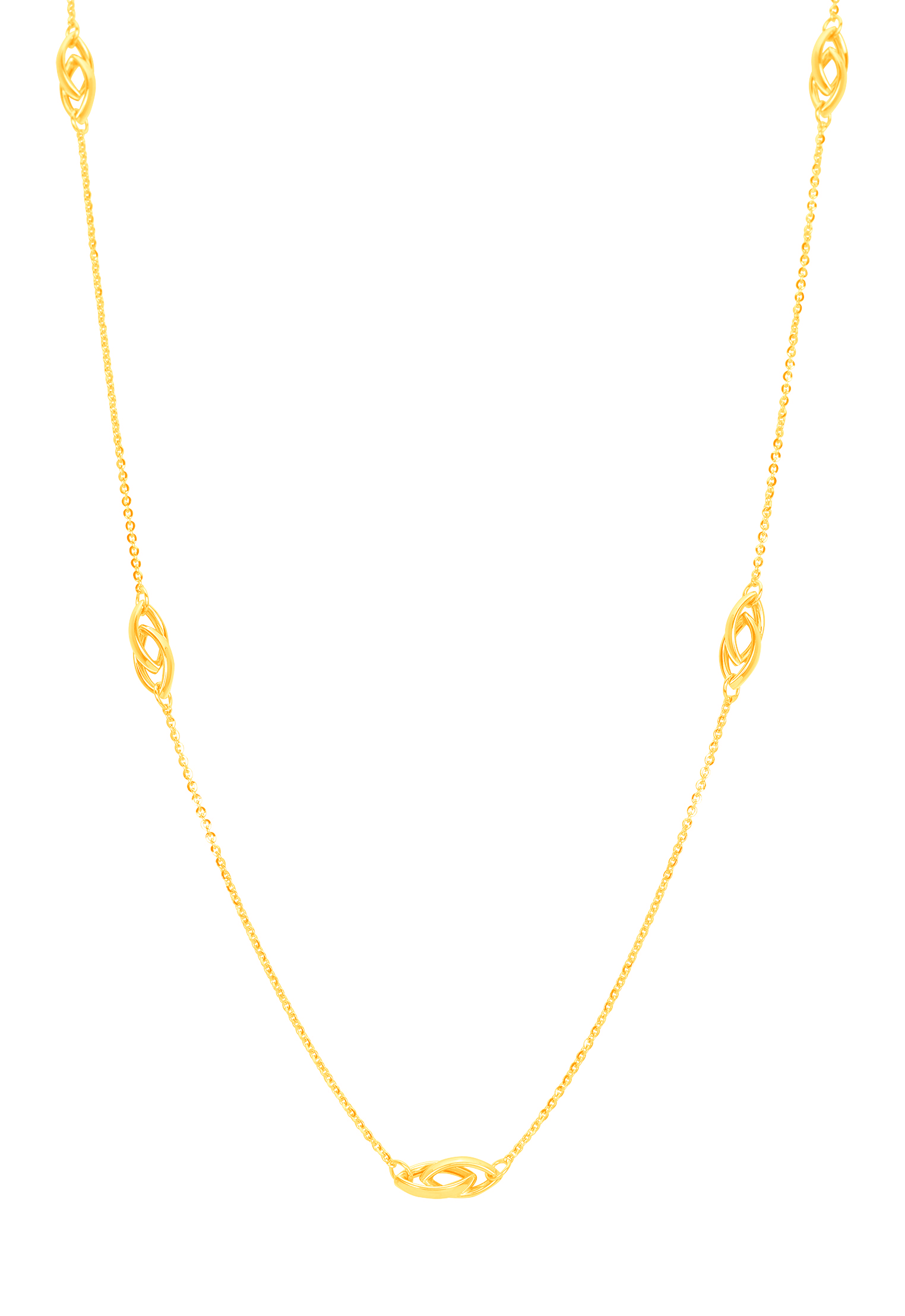 Collier Sautoir Or 18k Longueur 70cm - Collier