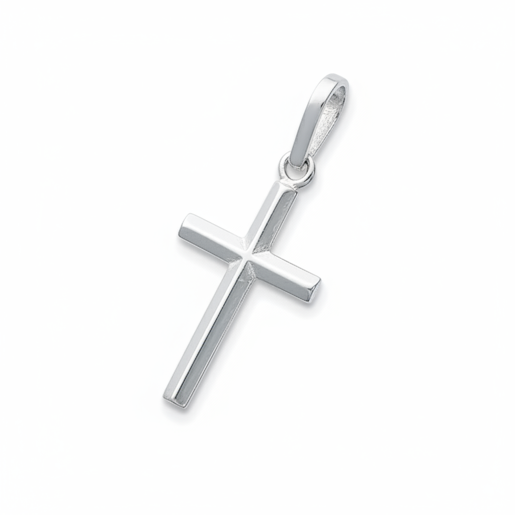 Pendentif Argent Croix Chrétienne
