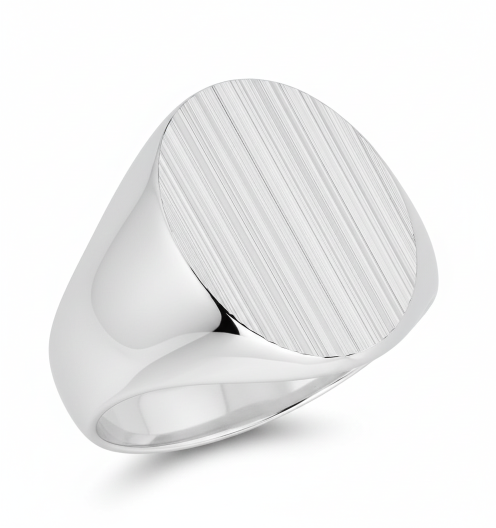 Chevalière Homme Argent - Bague