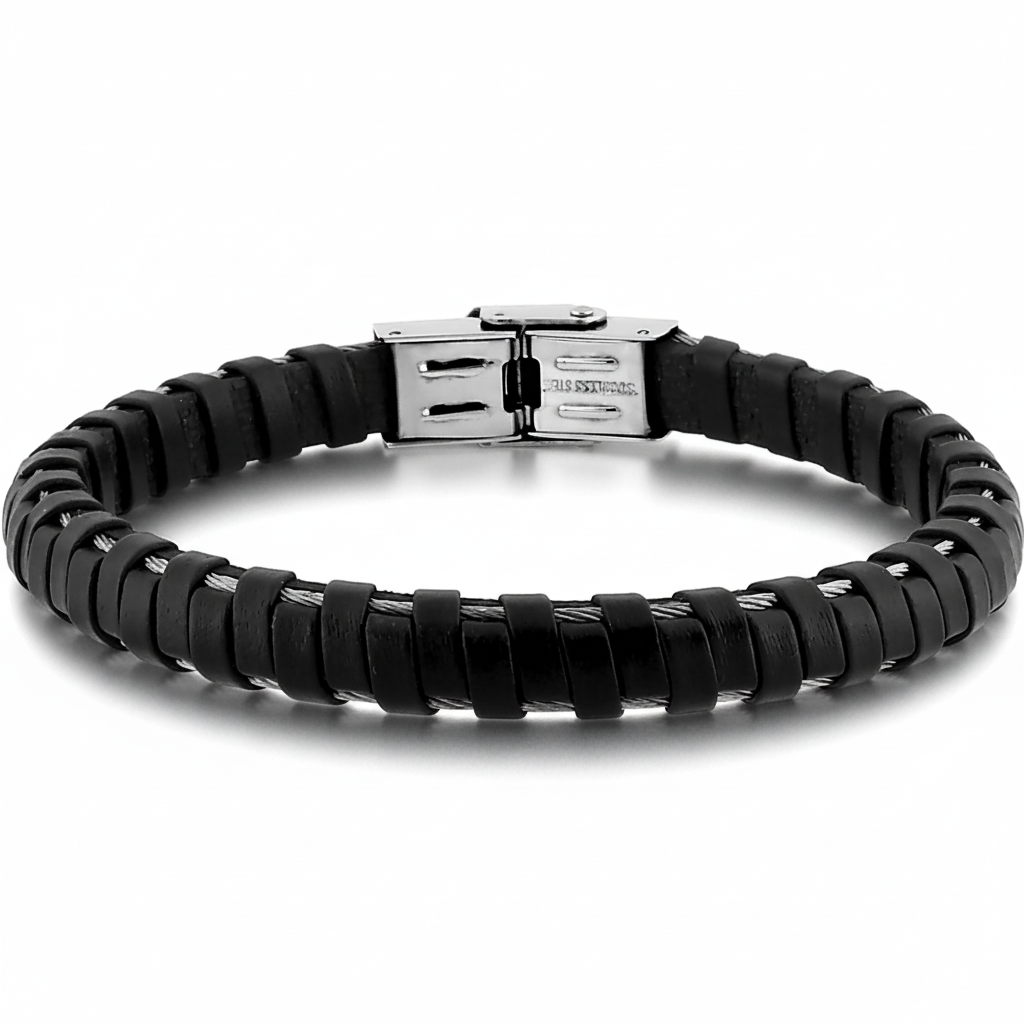 Bracelet Homme Acier Longueur 19.5cm