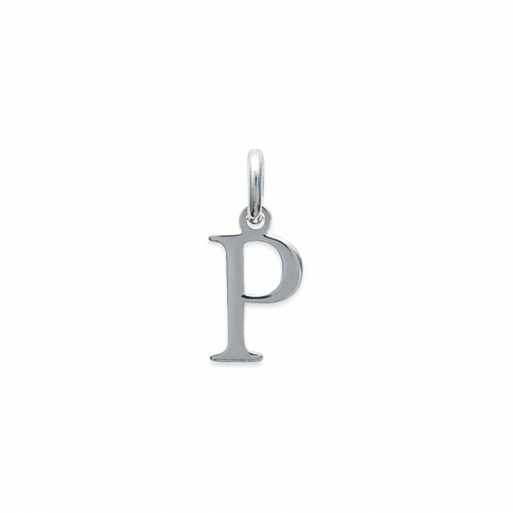 Pendentif Argent Lettre P