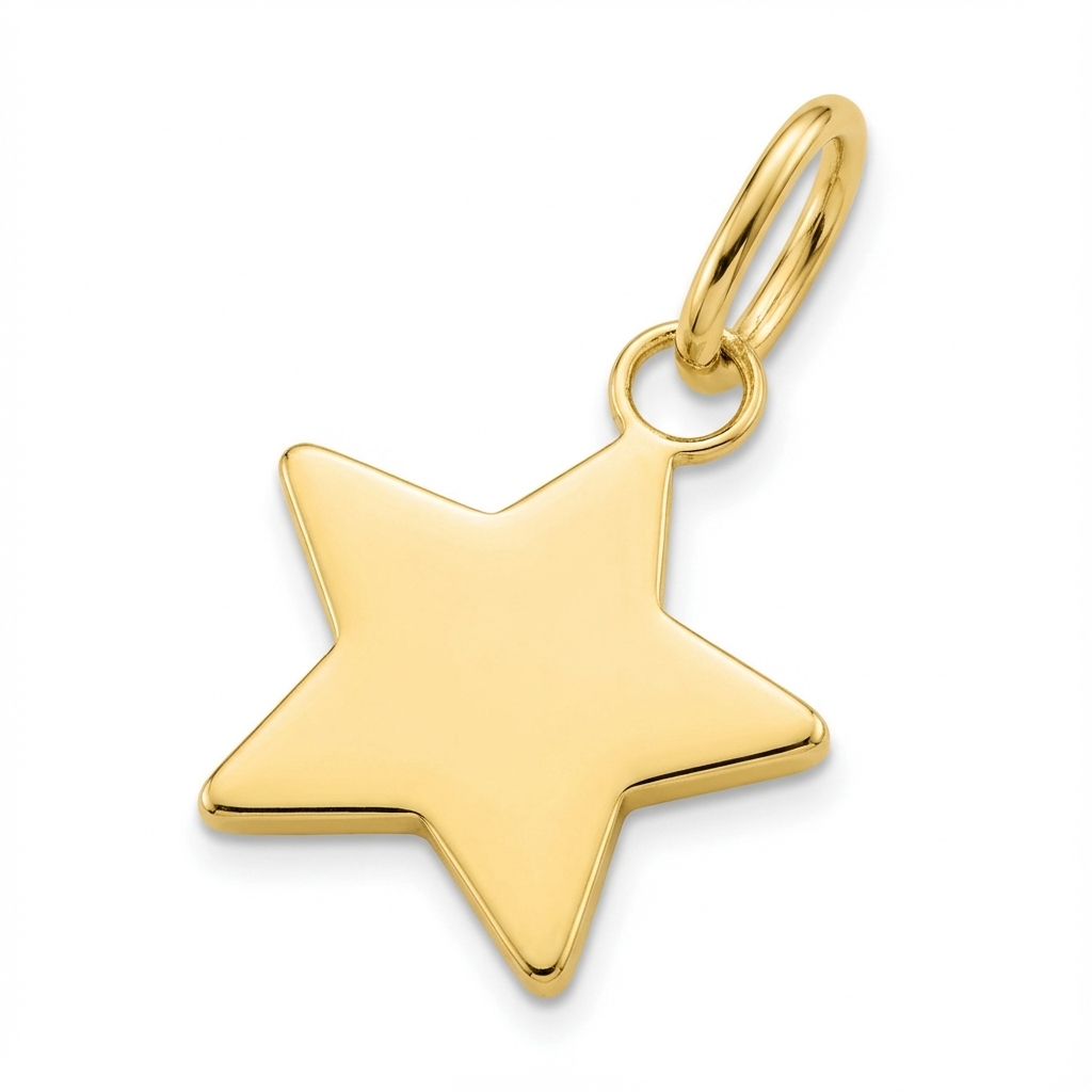 Pendentif Or 18k Étoile