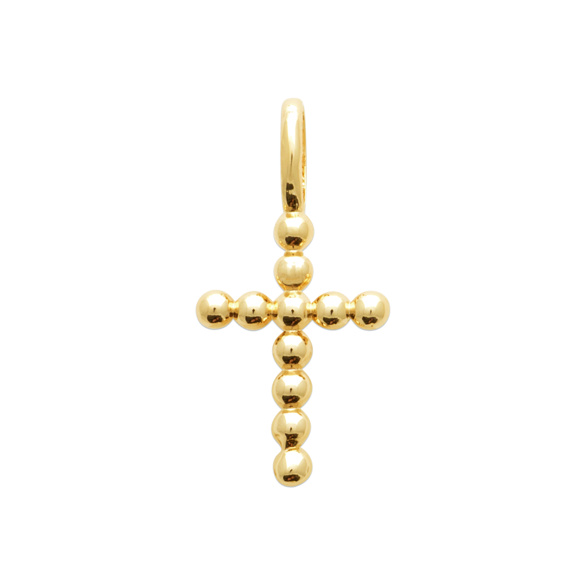 Pendentif Plaqué Or Croix Chrétienne