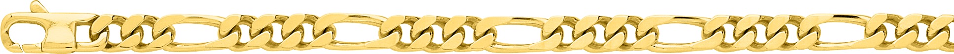 Chaîne Homme Or 18k figaro Largeur 6mm
