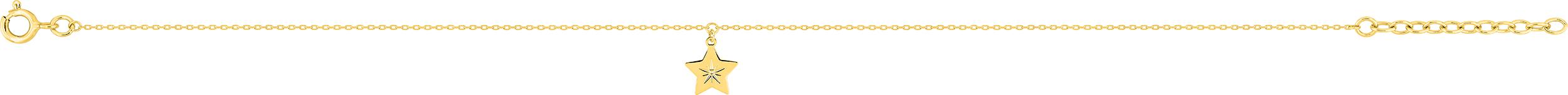 Chaîne cheville Or 18k Longueur 22cm