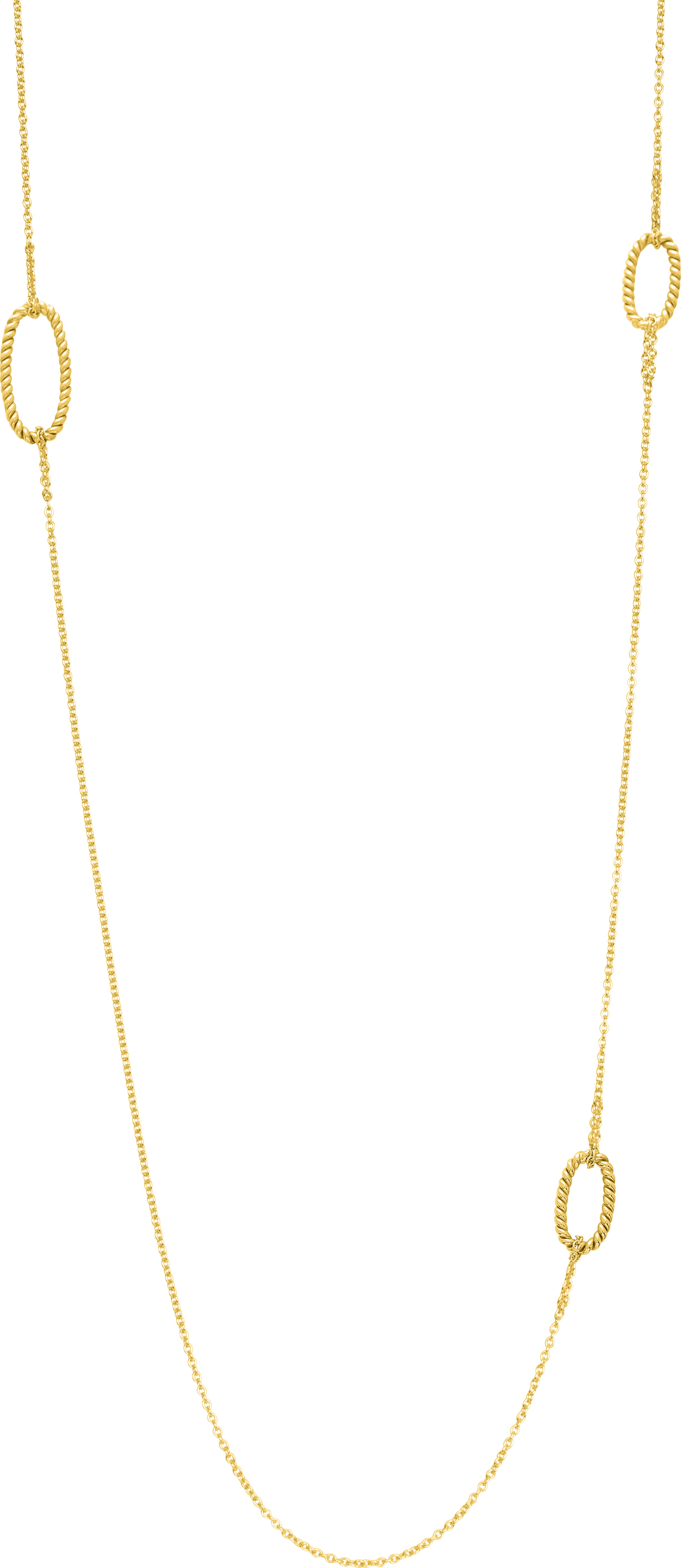 Collier Sautoir Or 18k Longueur 70cm - Collier