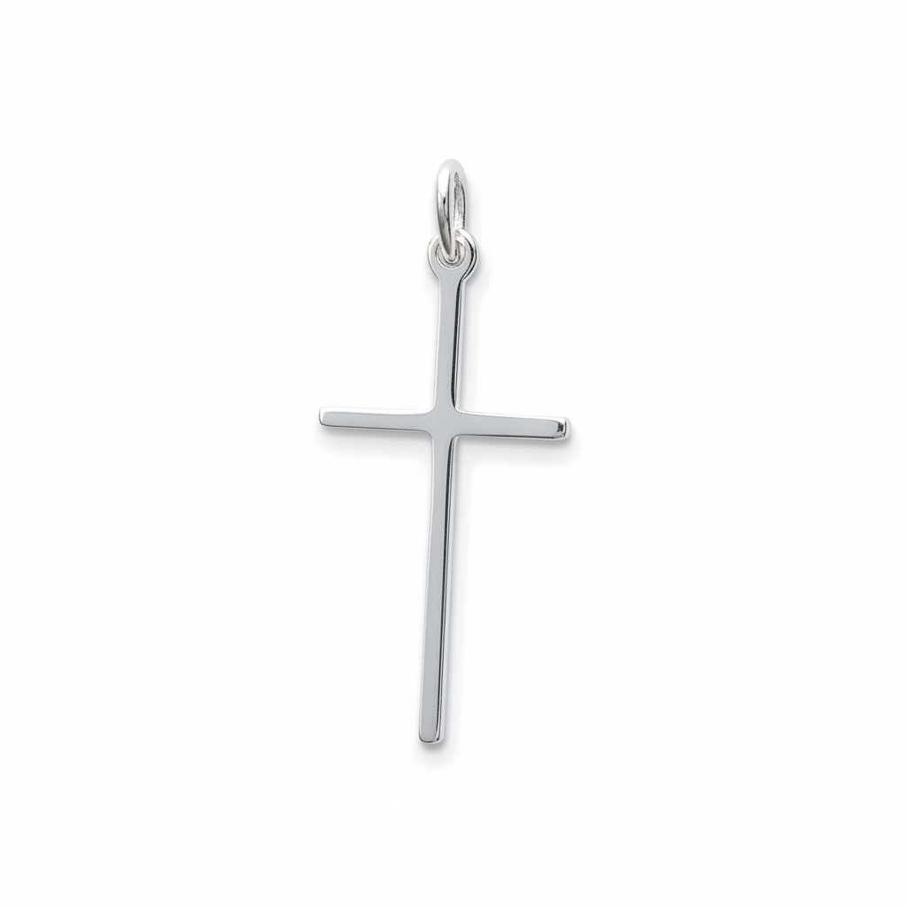 Pendentif Argent Croix Chrétienne