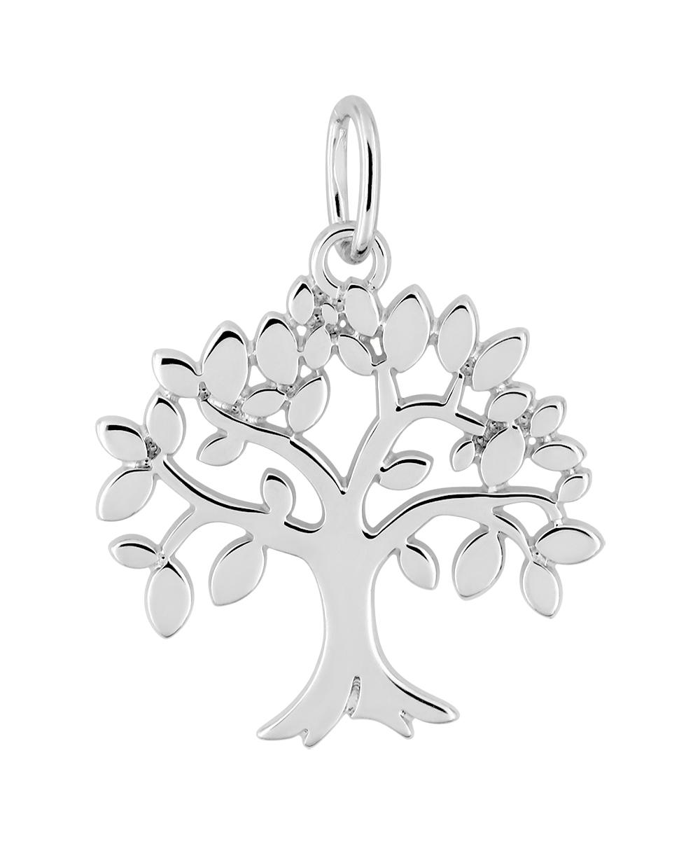Pendentif Argent Rhodié Arbre de Vie