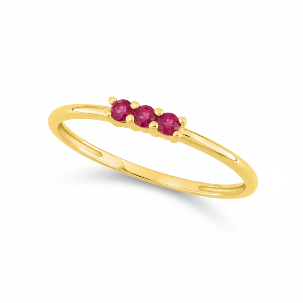 Bague Or 18k Rubis