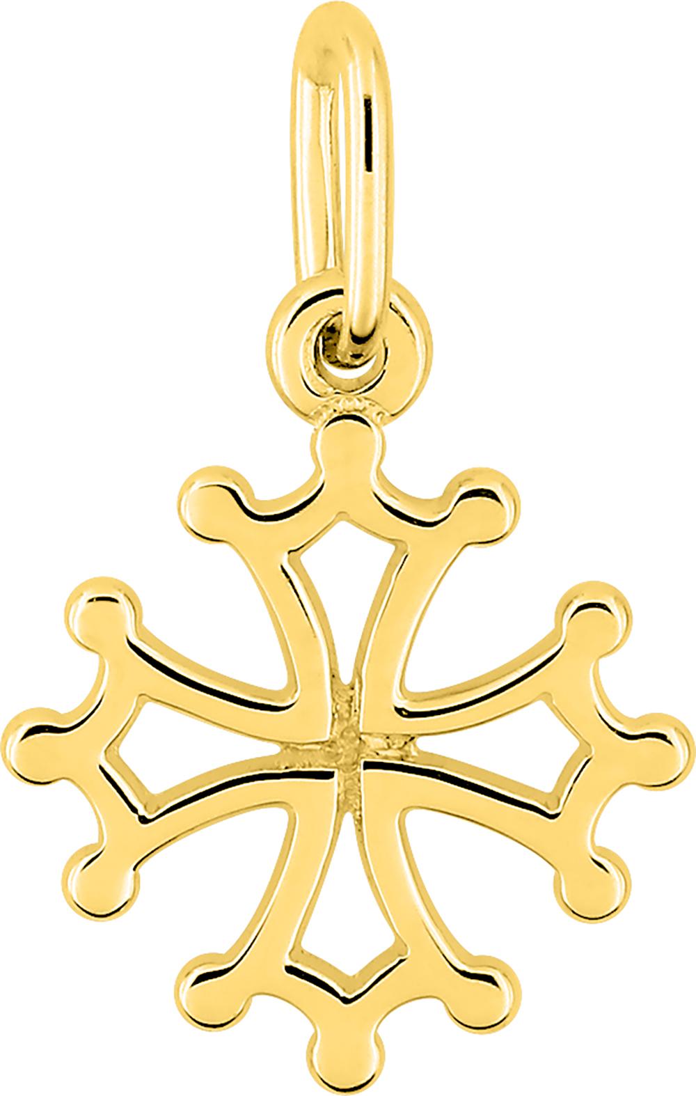 Pendentif Or 18k Croix Occitane