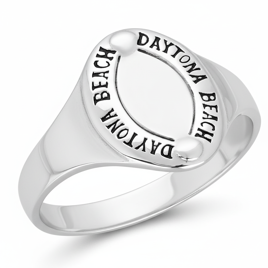 Chevalière Argent Rhodié - Bague