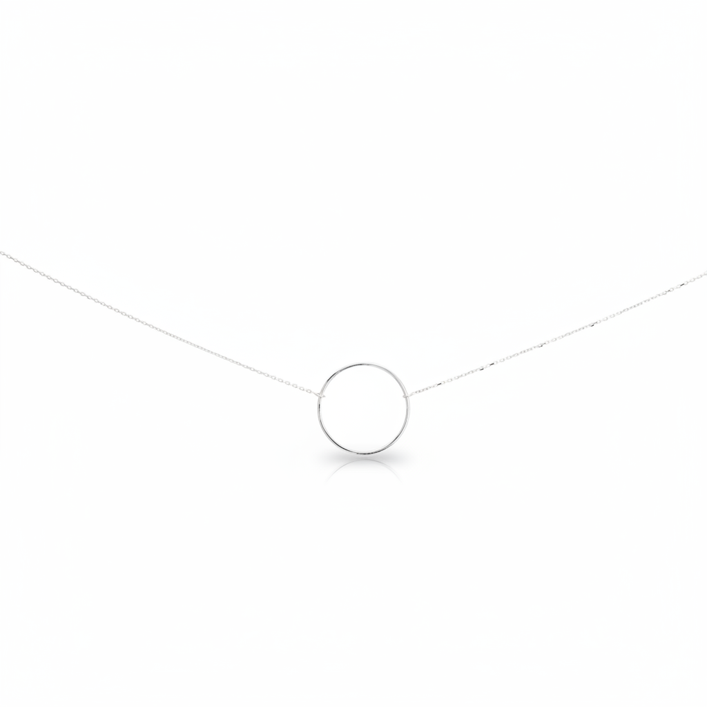 Collier Argent Rhodié Longueur 42cm - Collier